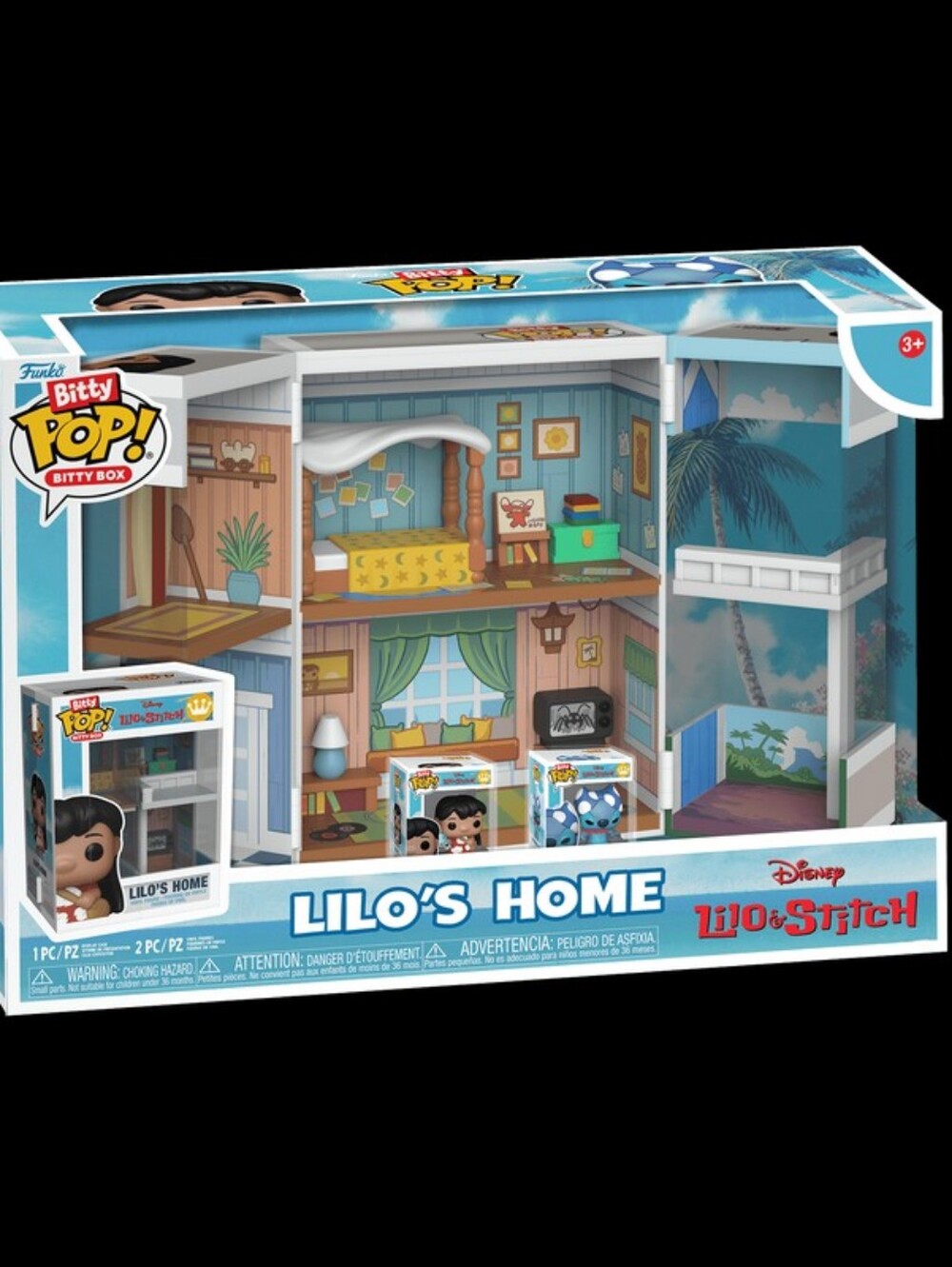 Funko Bitty POP! Box: Lilo & Stitch - Lilo S Home with Superhero Stitch and Lilo